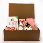 Holy Communion Gift Hamper for Girls with Watch, Bible & Angel Decor - Image 2